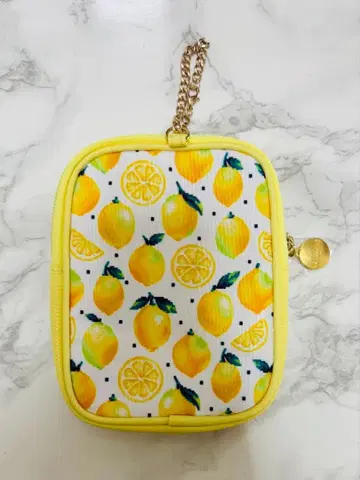 러브러리 바이 페이 레몬 도트 파우치 소품함 덕질 미사용