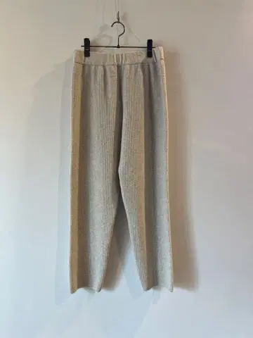 evam eva 그레이 울 100% 이지 팬츠 M 미사용 새상품