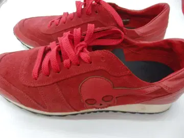 하이드로겐 레드 스웨이드 가죽 스니커즈 이탈리아제