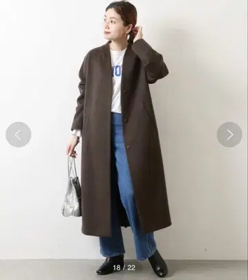 저널 스탠다드 슈퍼 140 비버 V넥 코트