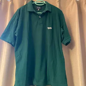 Penney's Sportswear 다크 그린 피케 셔츠 S