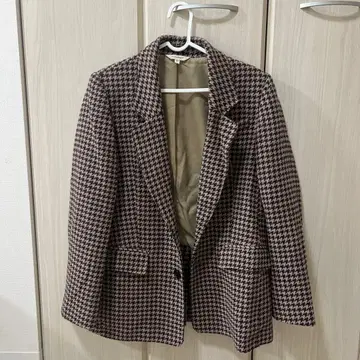 MOUSSY 하운드 투스 패턴 자켓 사이즈 1