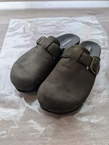 FREAK'S STORE 올리브 스웨이드 사보 샌들