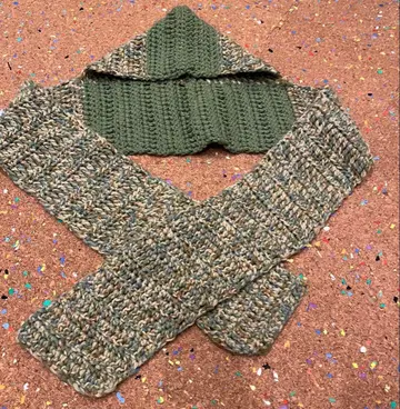 핸드메이드 장미 바라클라바 (그린)