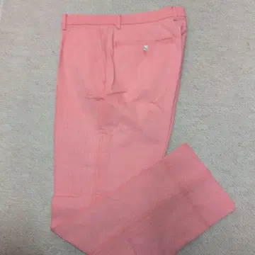 ONLY GREEN 스트라이프 패턴 핑크 팬츠