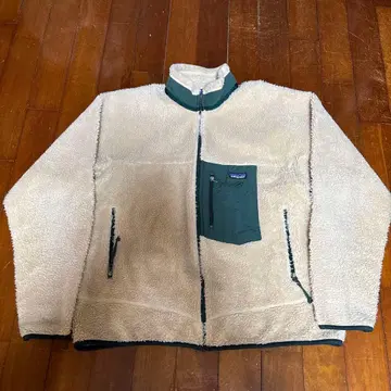 Patagonia 레트로X 플리스 자켓 베이지 그린 XL usa