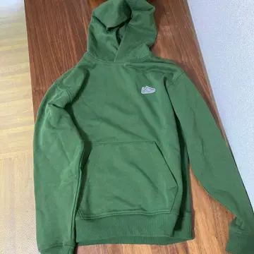 뉴발란스 올리브 그린 후드티 S