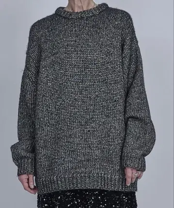 [ 미사용 ] THOMAS MAGPIE 토마스 마그파이 라메 니트