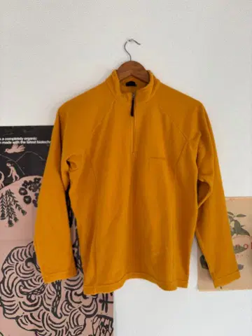 mont-bell 플리스 자켓 L 머스타드