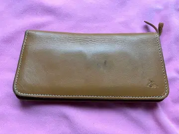 일본제 고품질 가죽 브라운 장지갑