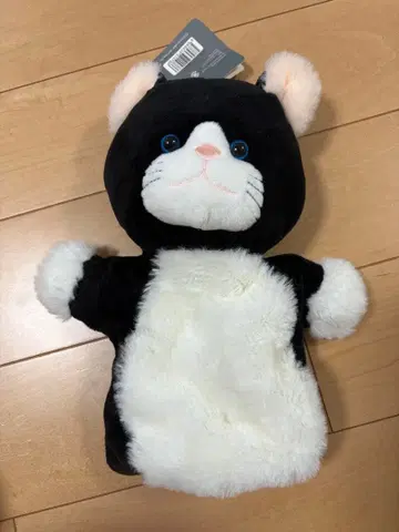 검은 고양이 봉제 인형 퍼펫