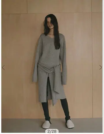 ETRE TOKYO 25AW V넥 2way 니트 풀오버