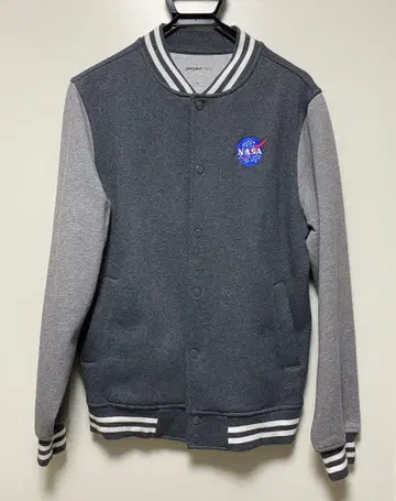 미국 본토 구매 NASA 바시티 자켓 가디건 후드티 그레이