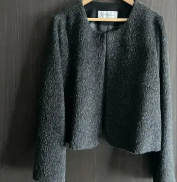 다크 그레이 노카라 자켓