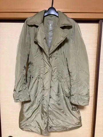 add 카키 다운 코트