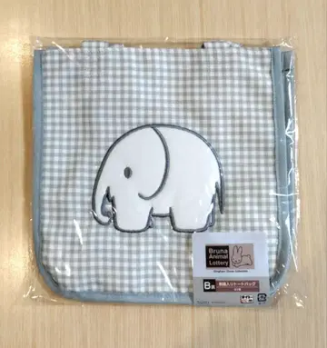 브루나 애니멀 다이토 복권 자수 토트백