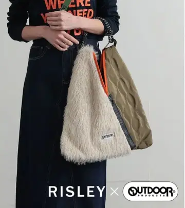 RISLEY x OUTDOOR PRODUCTS 트라이앵글 퀼트 백