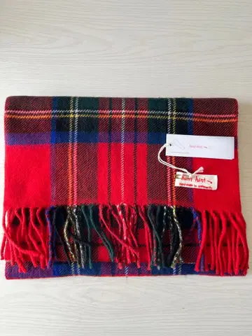 힌트 힌트*타탄 체크 머플러 새상품급입니다