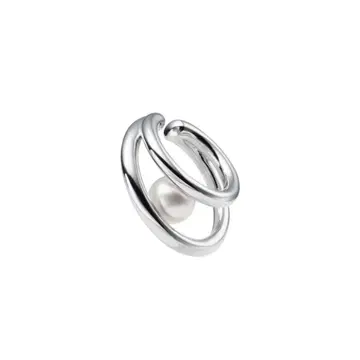 MIKIMOTO 이어커프 펄 실버