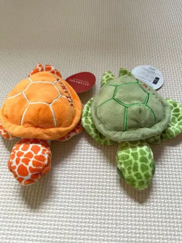 ALLAMANDA 거북이 봉제 인형 2색 세트