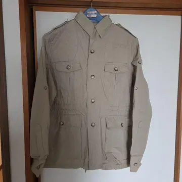 Vintage Willis & Geiger 포플린 사파리 자켓