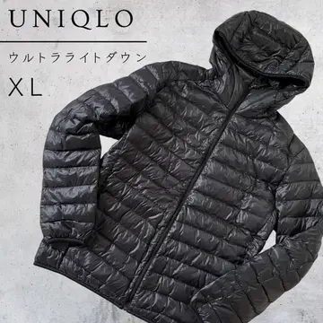 새상품급 XL 울트라 라이트 다운 UNIQLO 블랙 유니클로 후드 남성용