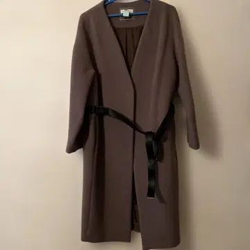 MAISON SPECIAL 벨트 부착 롱 코트 36