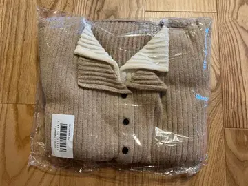 titivate 레이어드 스타일 리브 니트탑 베이지