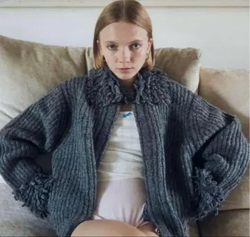 moose's 무시즈 니트 블루종