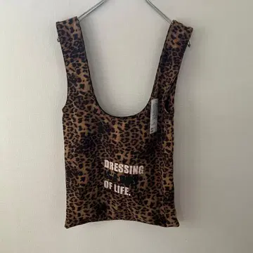 Whim Gazette 윔 가젯 Hoaw 쇼핑백 레오파드