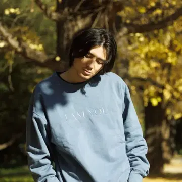 후지이 카제 트레이닝복 I am you 블루 L 사이즈