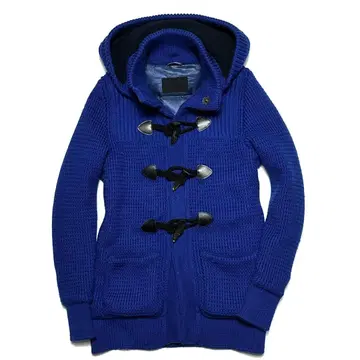 정가 10만 junhashimoto 백 다운 니트 더플 코트 블루종 2