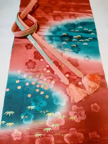 오비 장식 천, 허리띠 세트 새상품급