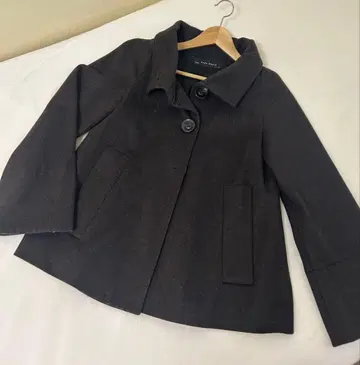 [ 미사용품 ] ZARA 플레어 숏코트 다크 브라운