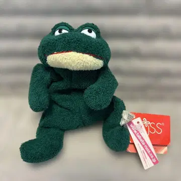 [레어 새상품] Russ사 개구리 봉제 인형 빈티지 택 포함