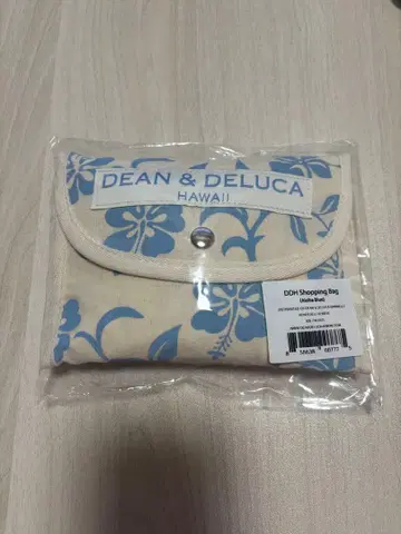 DEAN & DELUCA 에코백 하이비스커스 패턴