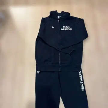 신슈 BRAVE WARRIORS 네이비 풀 집업 후드티/셋업