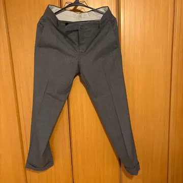 카노니코 라이트 그레이 울 100% 슬랙스 사이즈 SS