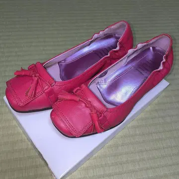 fitfit 플랫 밸리 신발 24cm 리본 포함