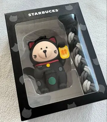 대만 한정판 STARBUCKS 스타벅스 베어리스타 키링 마네키네코