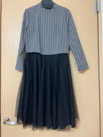 sophila 소피라 롱 원피스 긴팔 튤 스커트 원피스