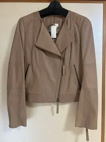 Grace Continental/라무 가죽 라이더 자켓