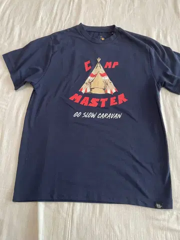 고 슬로우 카라반 캠핑 T셔츠 사이즈 3