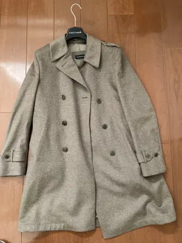 트렌치코트 남성용 투모로우랜드 베이지