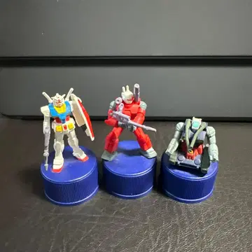 건담 펩시 병뚜껑 피규어 초대 건담 세트