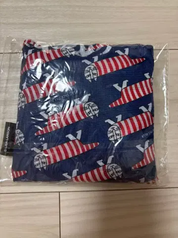 리사 라르손 SAC TAC TILL ALA 에코백 네이비 고양이 패턴