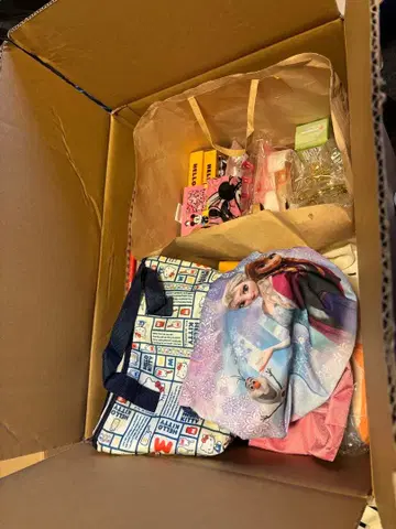 안나와 눈의 여왕 토트백과 잡화 세트