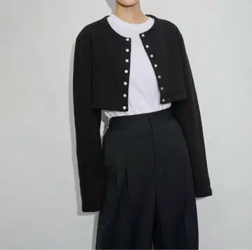 agnes.b 별주 크롭 가디건 adam et rope