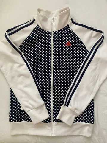 [ 새상품급 ] adidas 도트 무늬 트랙 자켓 베이비