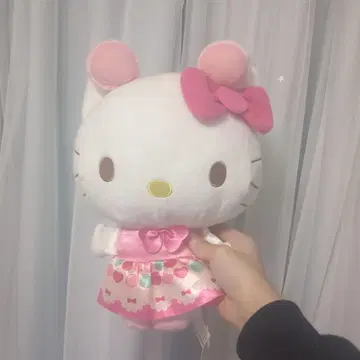 헬로키티 봉제 인형 드레스 포함 해피 마카롱 벌스데이